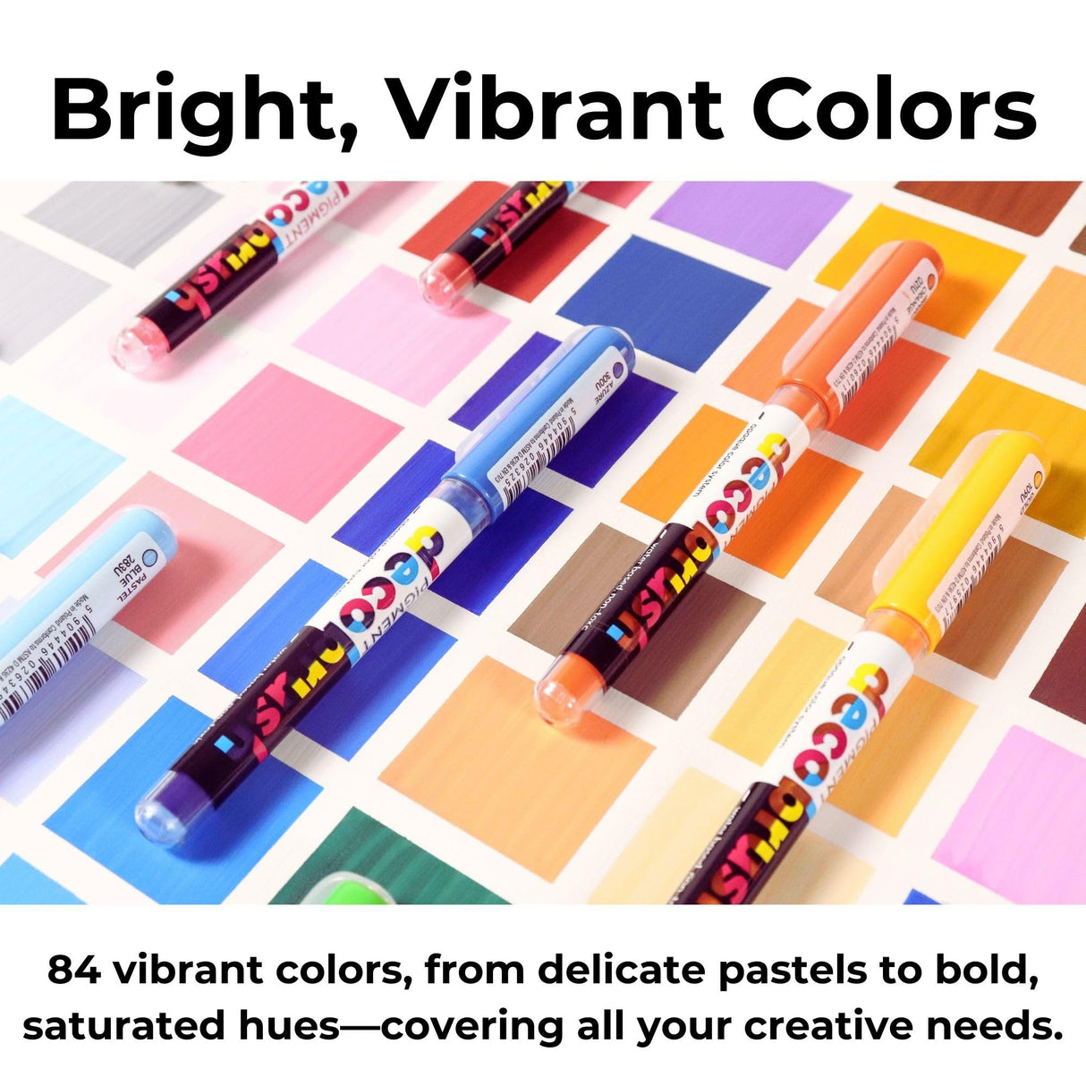 Karin Pigment Decobrush Professional Set de 60 unidades. Color colecciones: Basic, Passion, Violet-Blue, Nature, Nude, KAR29C9