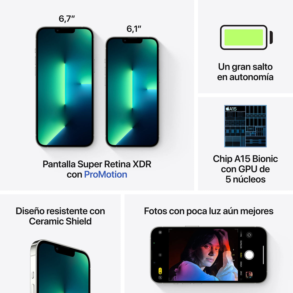Apple iPhone 13 Pro MAX (1 TB) - Plata