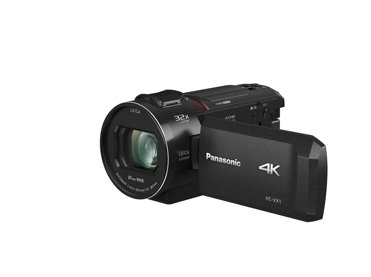 Panasonic HC-VX1EB-K Cámara de vídeo 4K con Lente Leica Dicomar - Negro