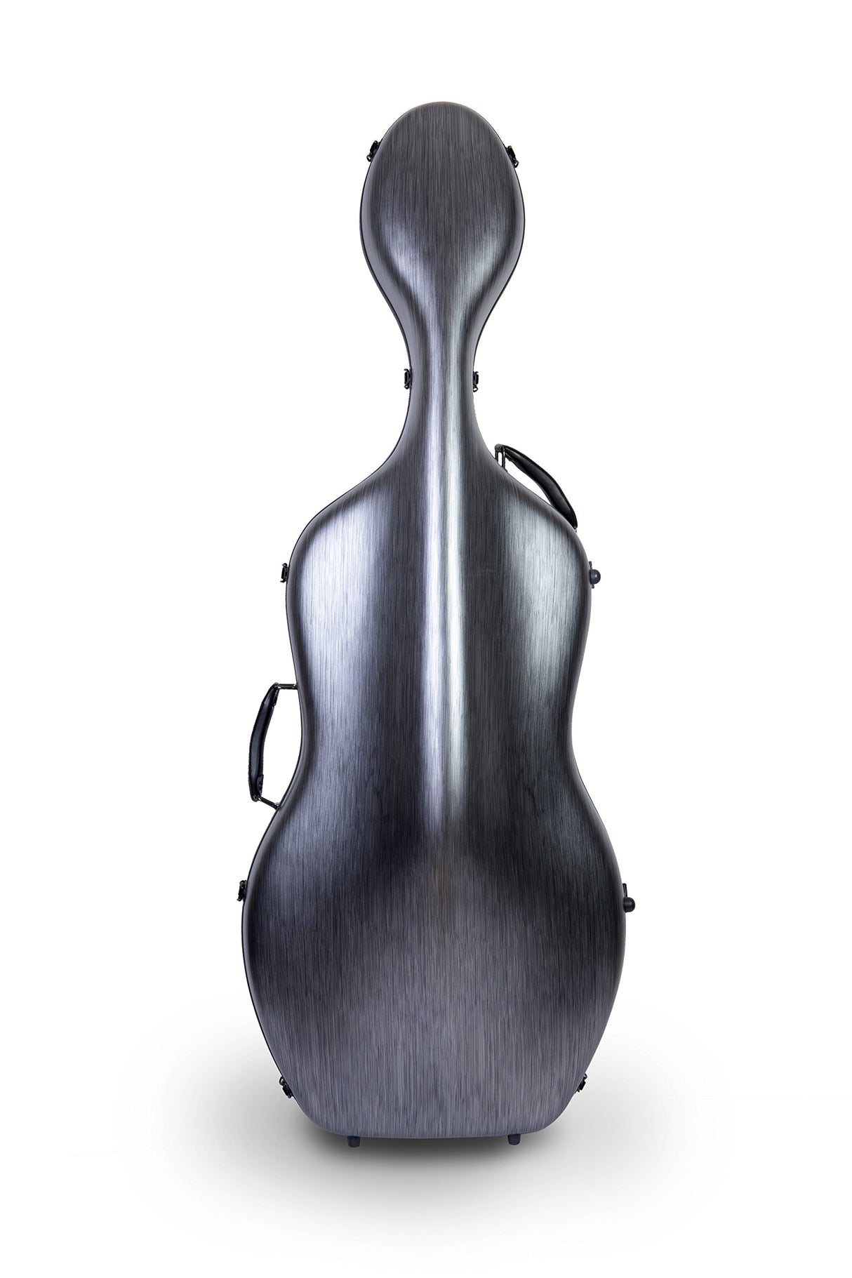 Crossrock Funda compuesta de policarbonato para Violonchelo de tamaño 4/4 con Mochila y Ruedas, Black, 4/4 Cello Case, Violonchelo de tamaño 4/4