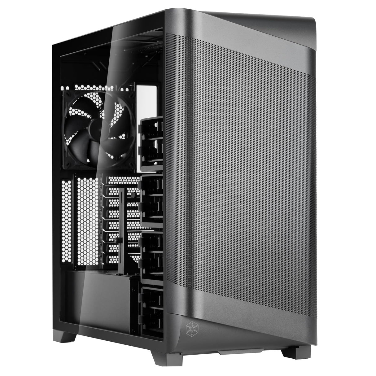 SilverStone Technology Seta A2 chasis Torre Mediano excepcionalmente versátil, Negro, SST-SEA2Y-BG