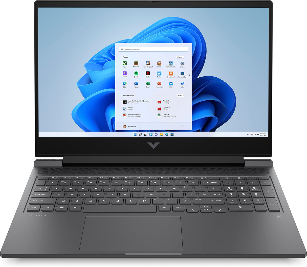 HP Victus Gaming Laptop 16-s0645nd| 16.1" Full HD Antiglare 144Hz IPS - Ryzen 5-7640Hs/16 GB RAM,512 GB SSD| NVIDIA GeForce RTX 4060| Windows 11|Teclado QWERTY Iluminado