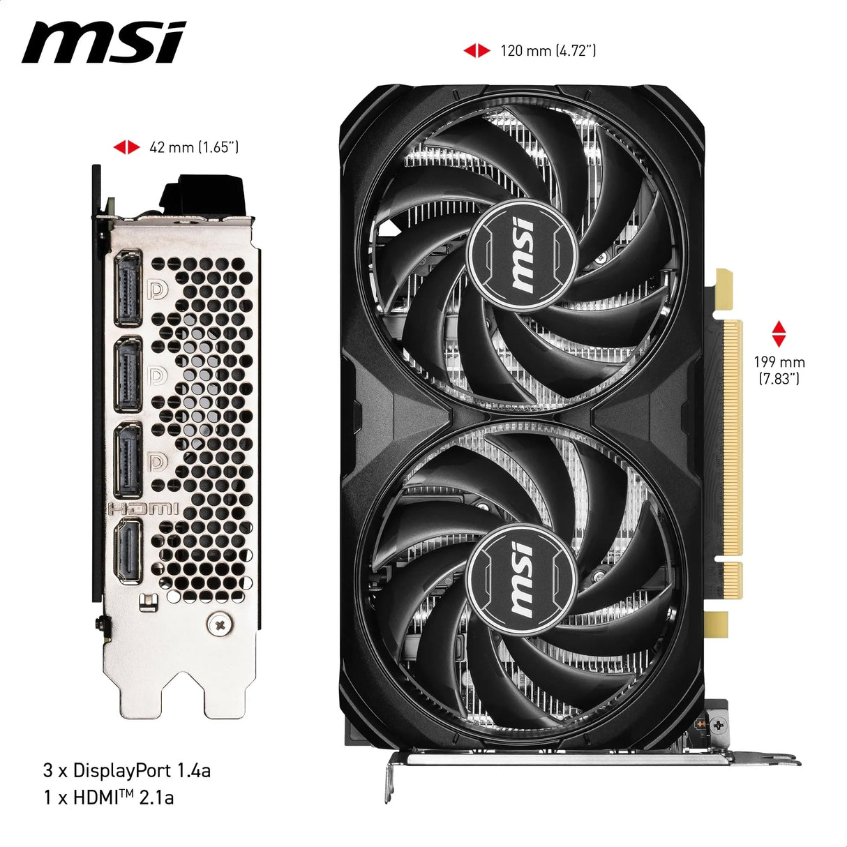 MSI GeForce RTX 3050 Ventus 2X XS White 8G OC