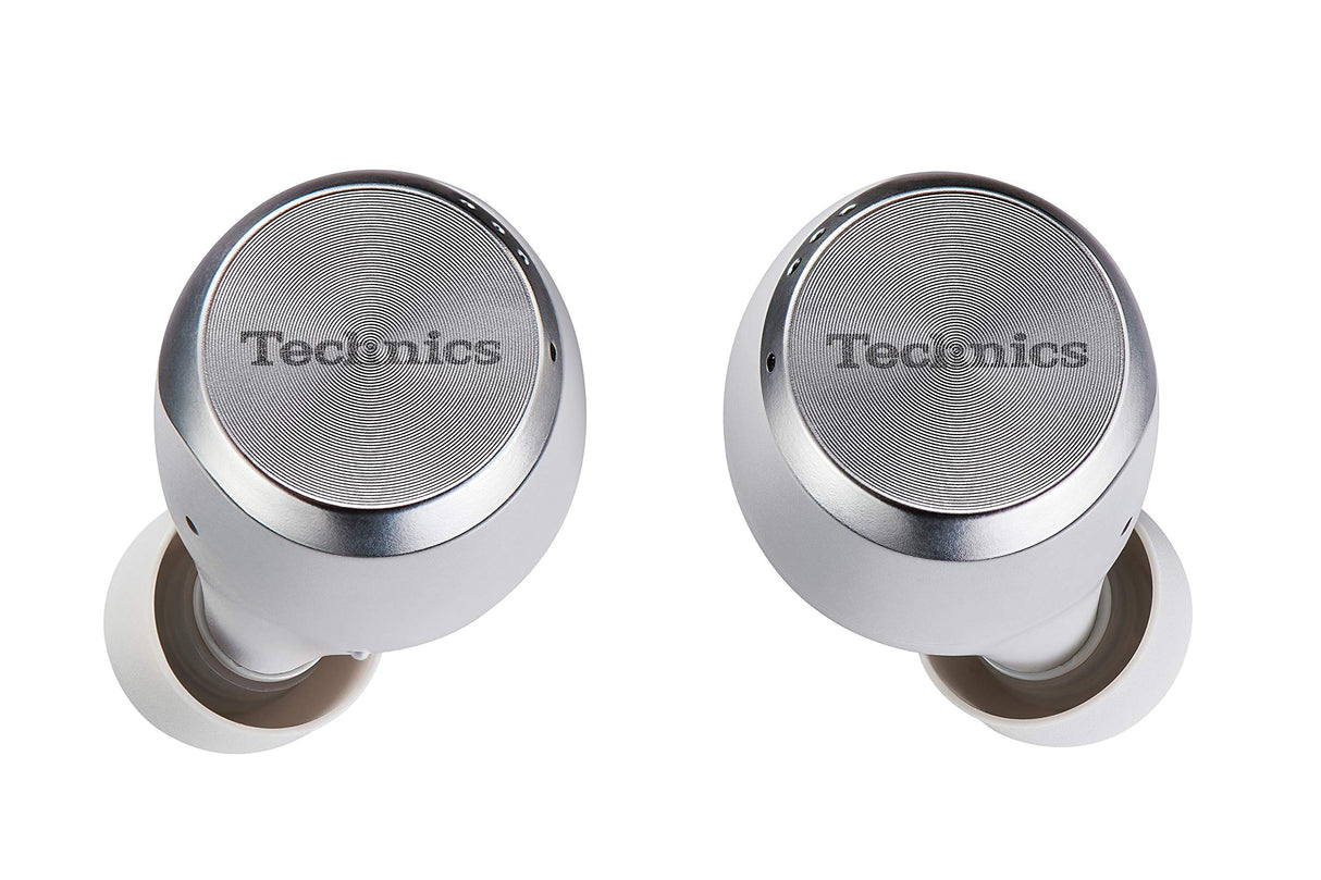 Technics EAH-AZ70WE-S - Auriculares True Wireless Noise-Cancelling control táctil(Bluetooth independiente, estuche de carga, resistente a sudor y agua, asistentes de voz) plata