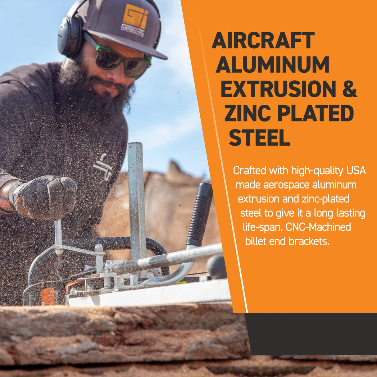 GRANBERG Alaskan G778-36 Mark IV - Molinillo de motosierra para barras de 36 pulgadas o menos BNIB