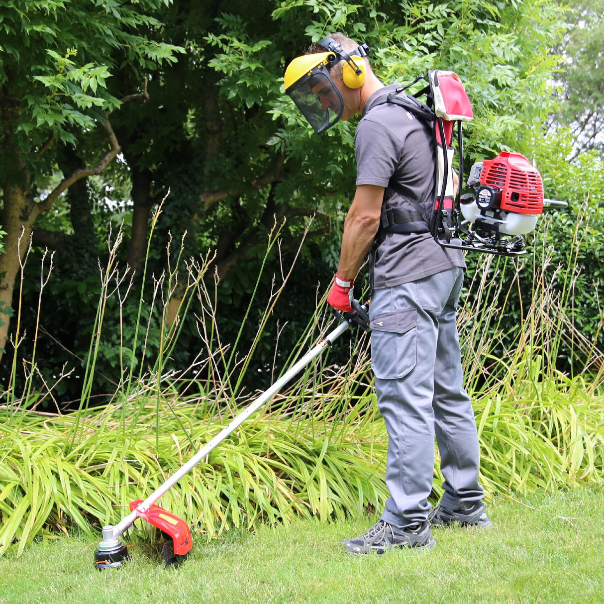 Valex Desbrozadora de estallamiento de Mochila Texas 52Z 52cc catalizado Arranque facilitado con Hombro