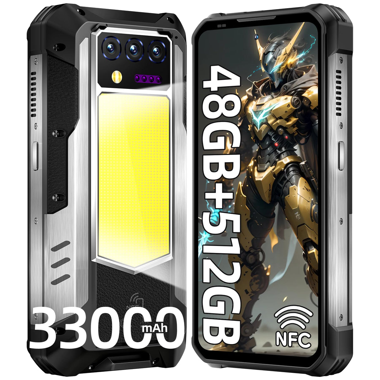 OUKITEL WP100 Titan (NFC - 6.8'' - 16/512GB - 33000mAh) Black