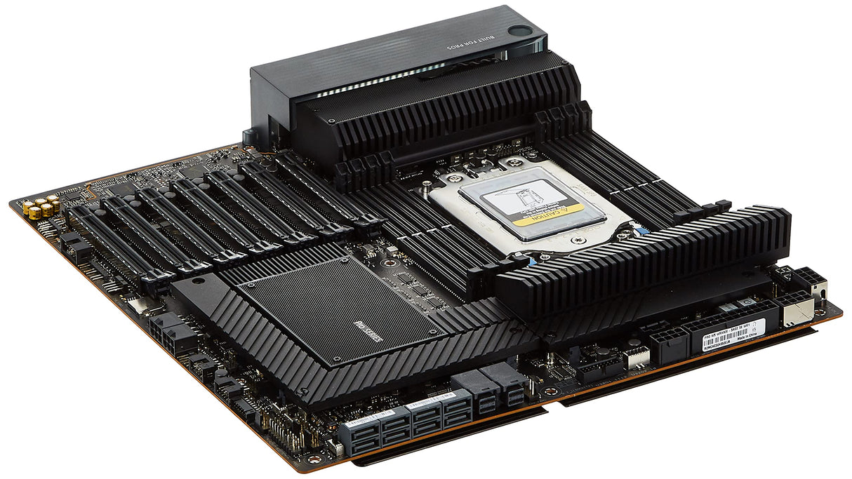 ASUS Pro WS WRX80E-SAGE SE WiFi - Placa Base ATX Workstation (AMD WRX80 Ryzen Threadripper Pro, Dos LAN 10 G, Siete PCIe 4.0 x16, Tres M.2 PCIe 4.0, ASMB9-iKVM, Dos U.2, 16 etapas de alimentación)