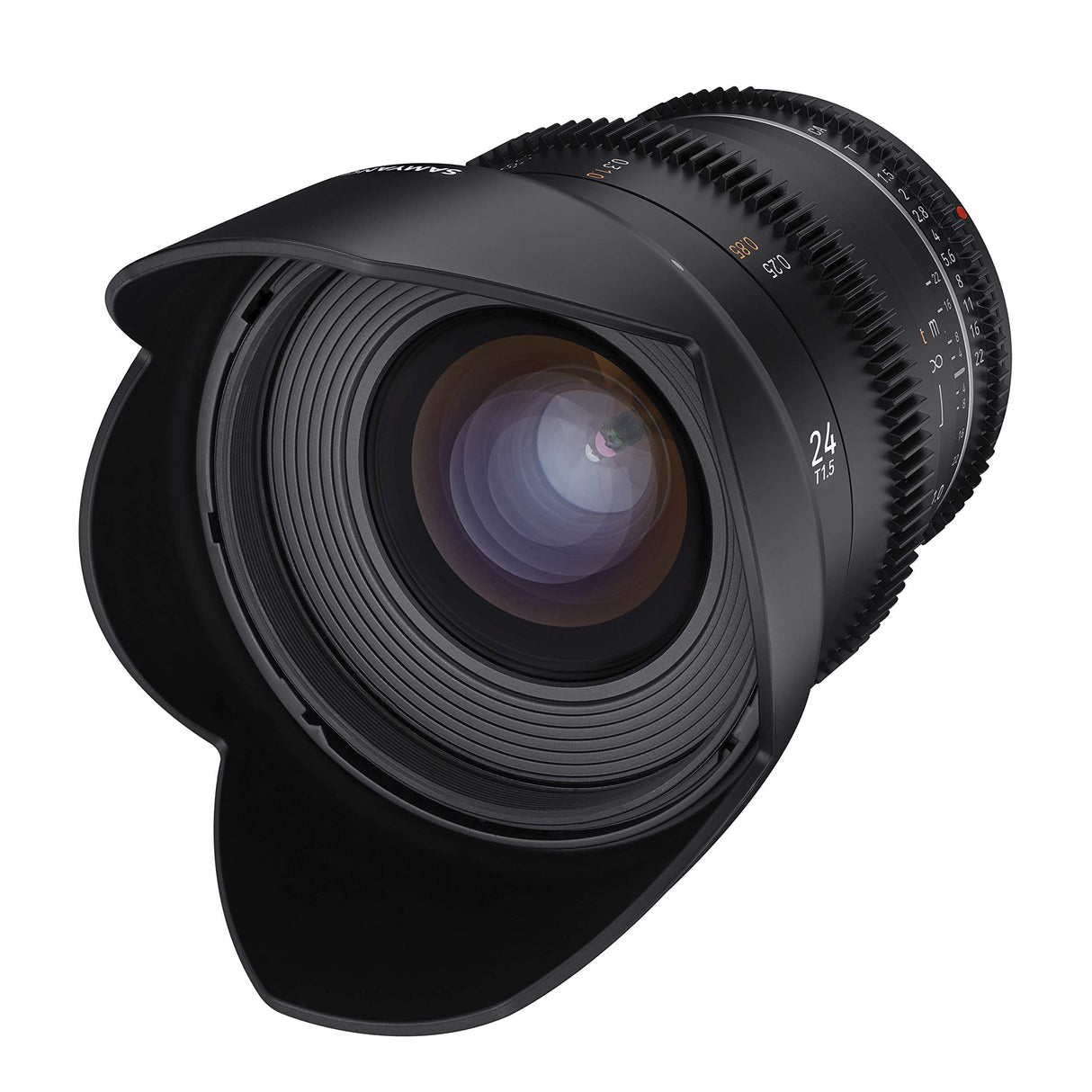 Samyang SA1512 - Lentes de Cámara Compatibles con 24MM T 1.5 MK2 Nikon, Negro