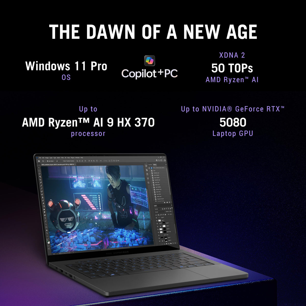 ASUS ROG Zephyrus G14 GA403UM-QS006W | 14" | AMD Ryzen 9 270 | 16GB RAM | 1TB SSD | NVIDIA GeForce RTX 5060 | Sistema operativo Windows | Teclado QWERTY