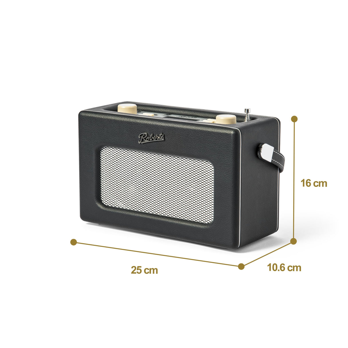 Roberts Revival iStream 3L Platinum Special Edition Dab+/FM/Bluetooth/WiFi - Radio portátil, Color Negro y Plateado