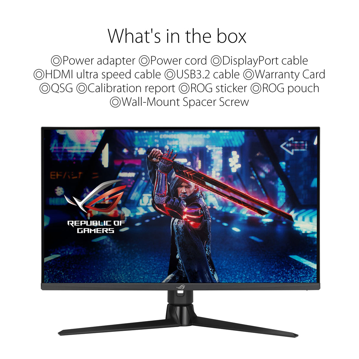 Asus ROG Strix XG32UQ - Monitor Gaming de 32 Pulgadas, 4K UHD, Fast IPS, 160 Hz OC, 1 ms GTG, NVIDIA G-Sync, FreeSync Premium Pro, Variable Overdrive, Display HDR 600, DCI-P3