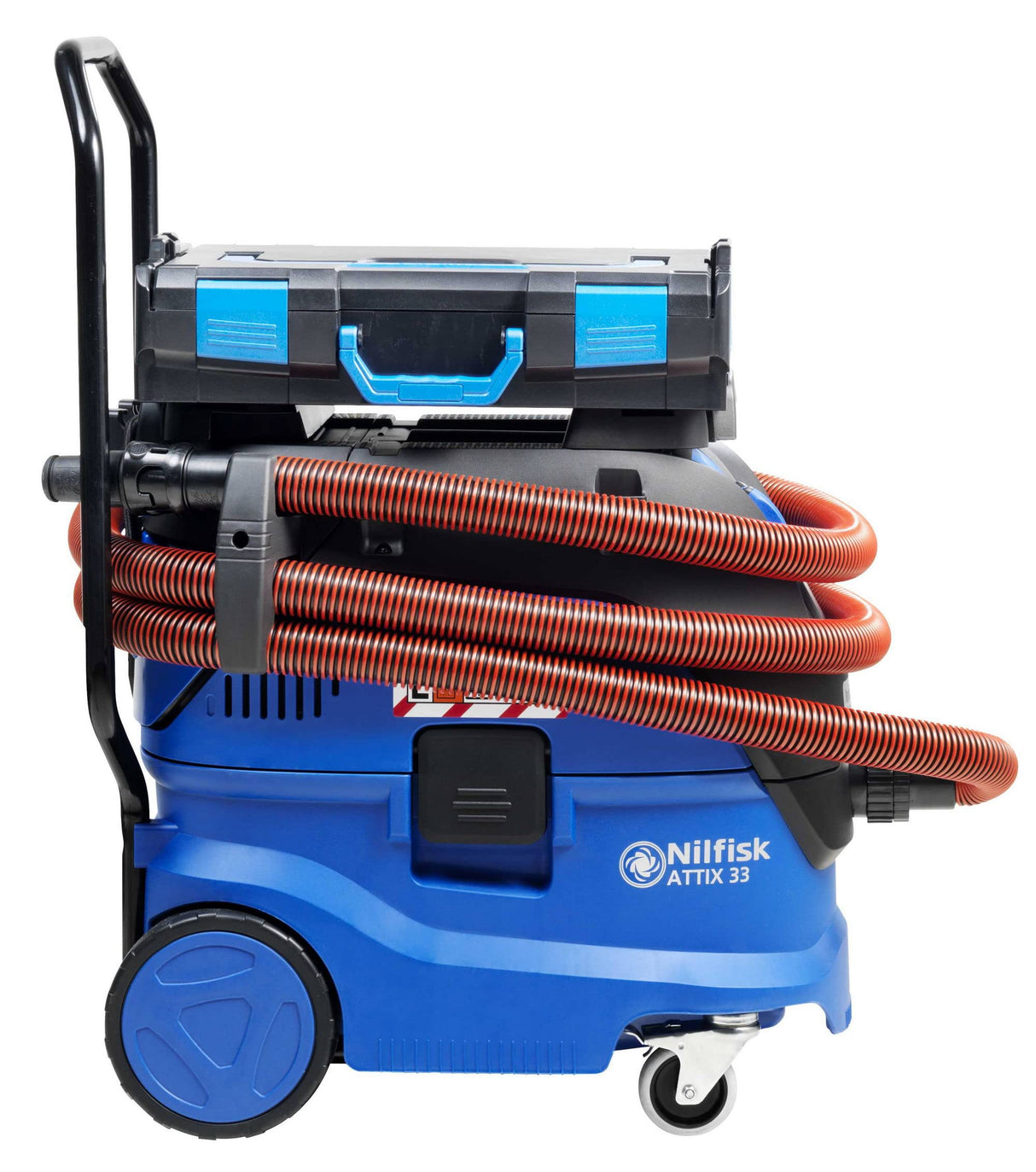 Nilfisk ATTIX 33 30L 1400W Negro, Azul - Extractor de polvo (30 L, 1400 W, Negro, Azul, Secar, 25 kPa, 75 L/s)