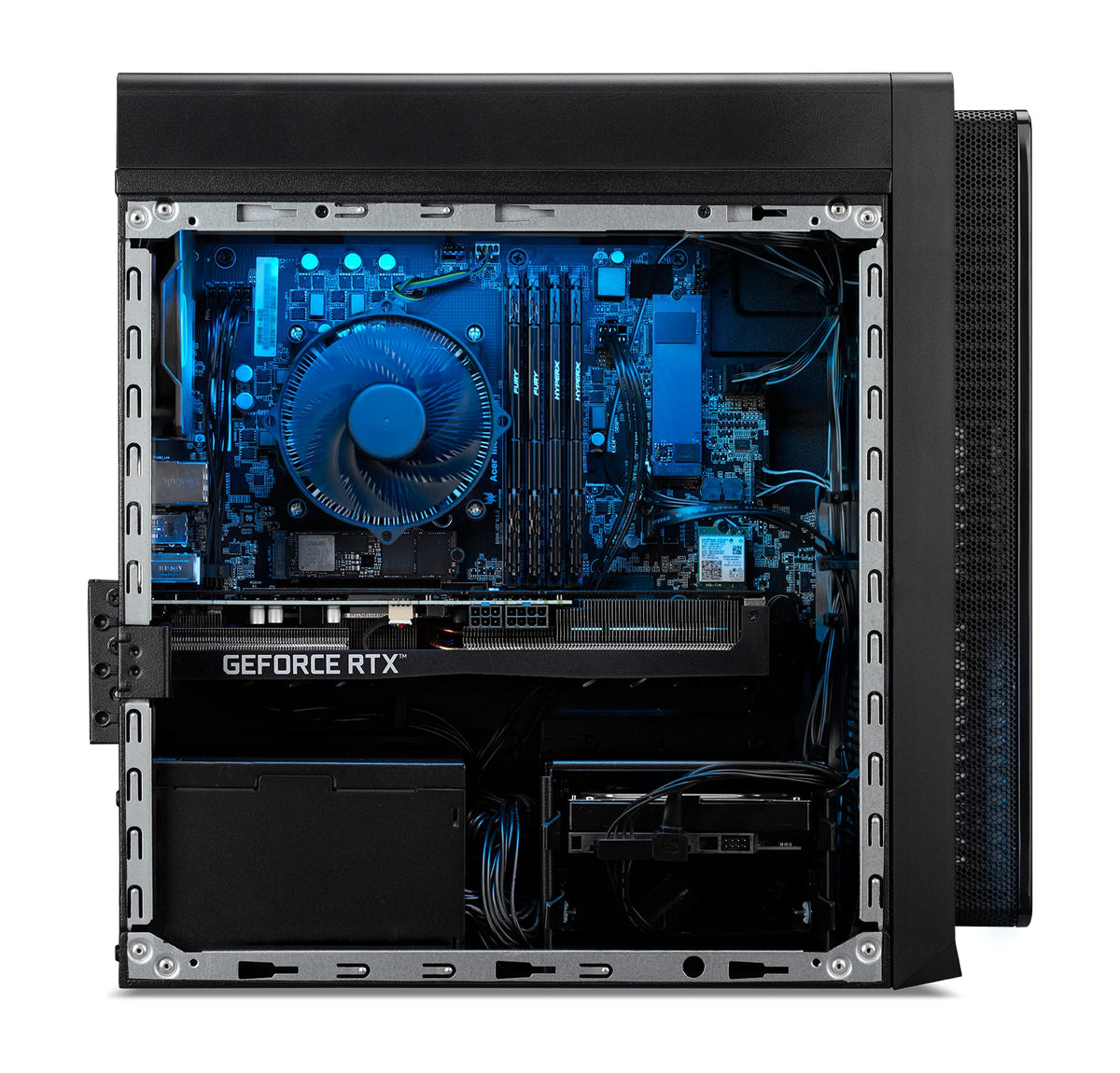 Acer Predator Orion 3000 PO3-640 - Ordenador de Sobremesa Gaming (Intel Core i5-12400F, 16 GB RAM, 1 TB SSD, NVIDIA GeForce RTX 3060Ti, 2,50 GHz, Windows 11 Home, Wi-Fi) - PC Gaming Negro