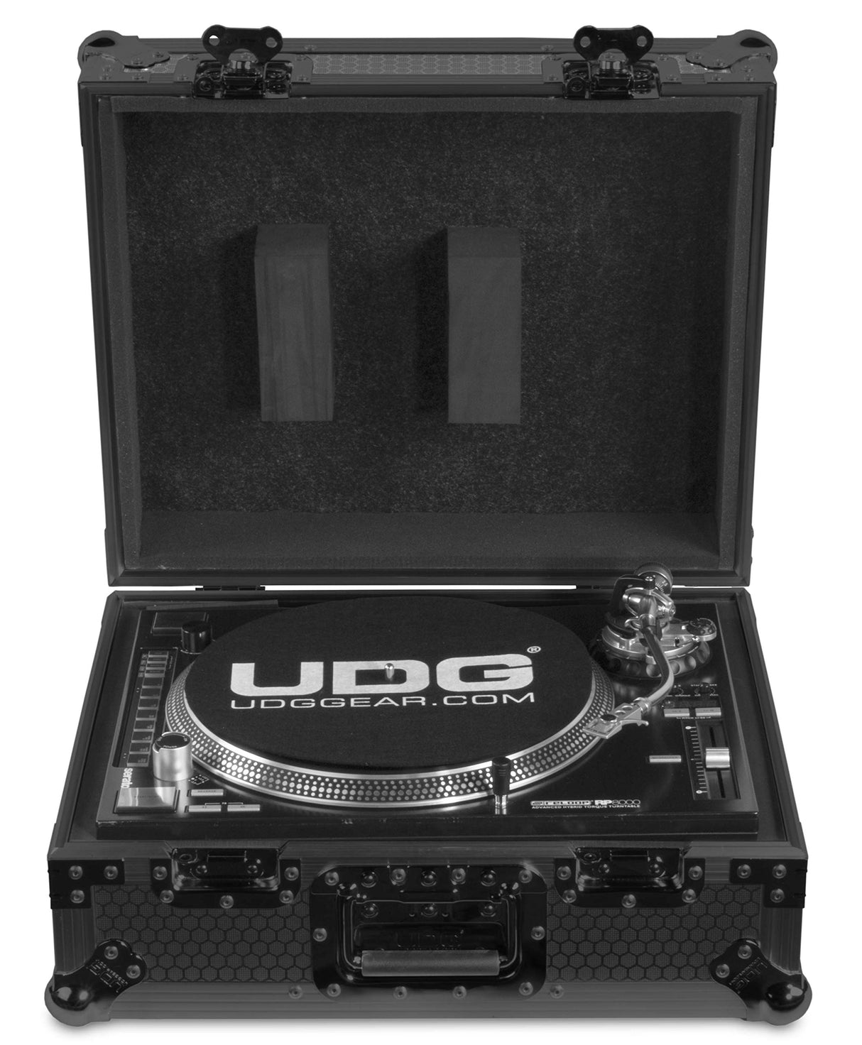 UDG FlightCase - Tocadiscos multiformato, color negro