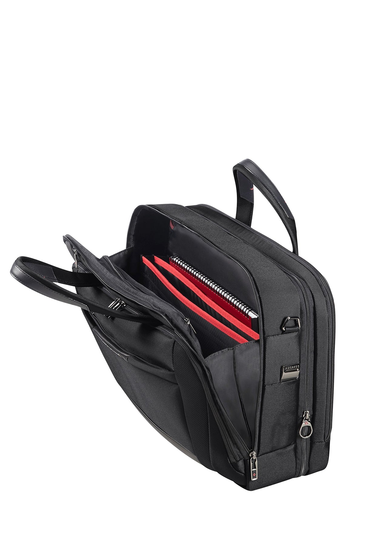 Samsonite PRO -DLX 5-17.3 pulgadas Bolsa de laptoppandable, 46 cm, 24.5/31 L, negro (negro)
