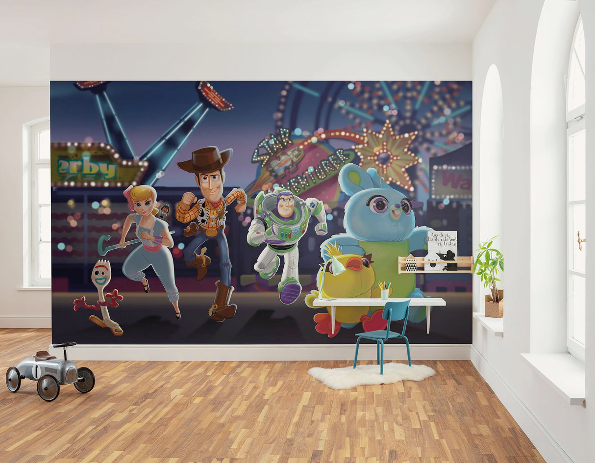 Komar WTD - Papel pintado fotográfico para habitación infantil (400 x 250 cm), diseño del equipo de Toy Story de Disney y Pixar