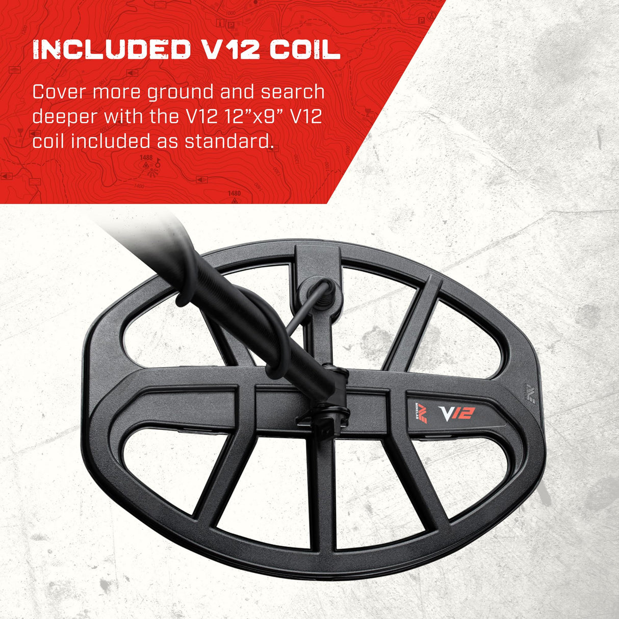 Minelab Vanquish 540 - Detector de Metales multifrecuencia para Adultos con sesgo de Hierro y Bobina Impermeable Doble D V12 de 12 x 9 Pulgadas (4 Modos de detección, Auriculares con Cable y Cubierta