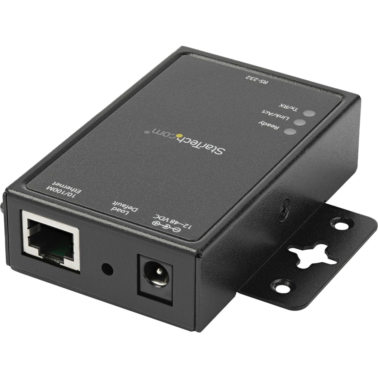 StarTech.com Servidor de Dispositivos IP de 1 Puerto Serie RS232 - Adaptador Conversor Ethernet RJ45 - Montaje Riel DIN