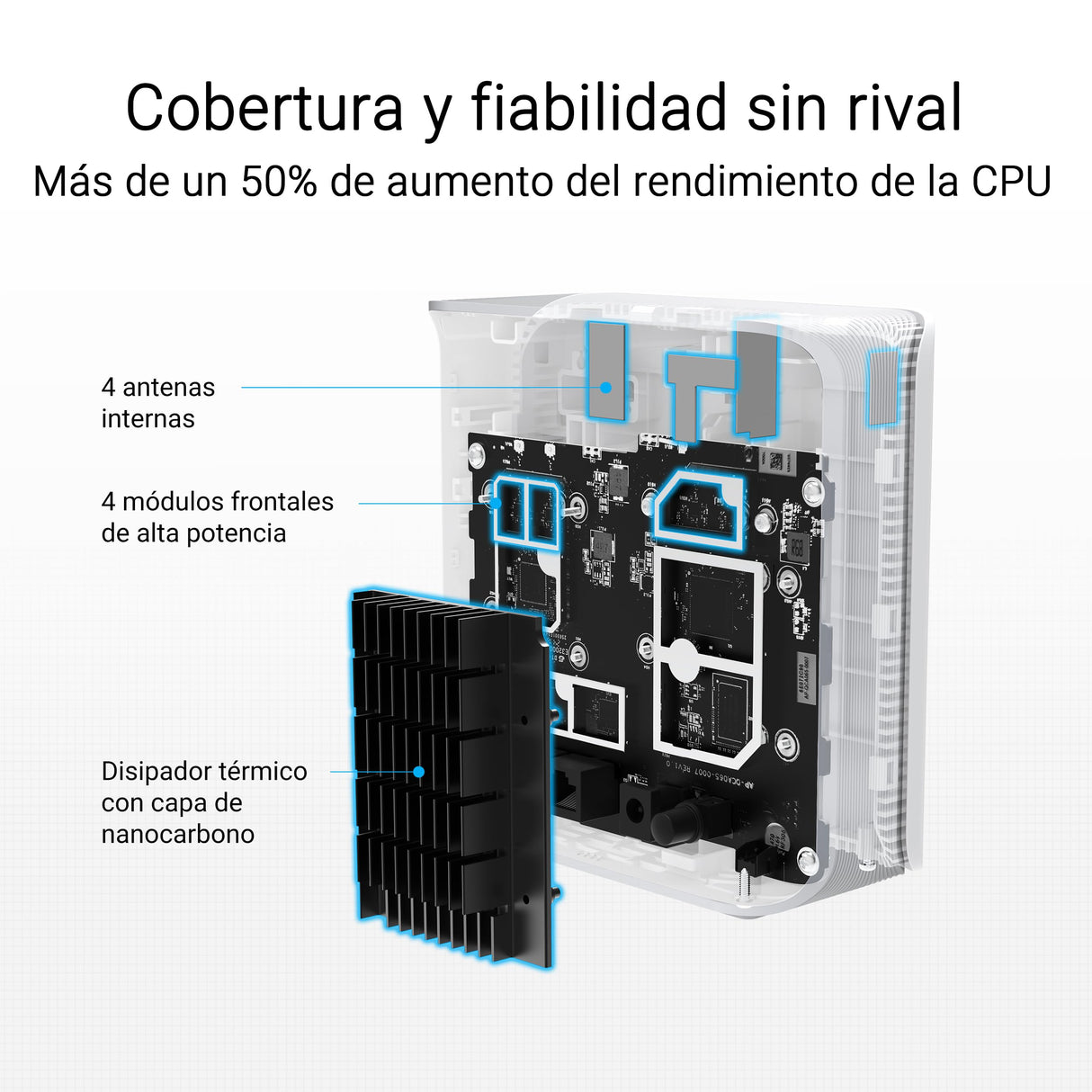 ASUS ZenWiFi BD4 2-Pack Mesh WiFi 7 de Doble Banda, 3600 Mbps, Cobertura de 470 m², Dos Puertos 2,5G, Controles de Seguridad y parentales incluidos, Smart Home Master SSIDs, Blanco