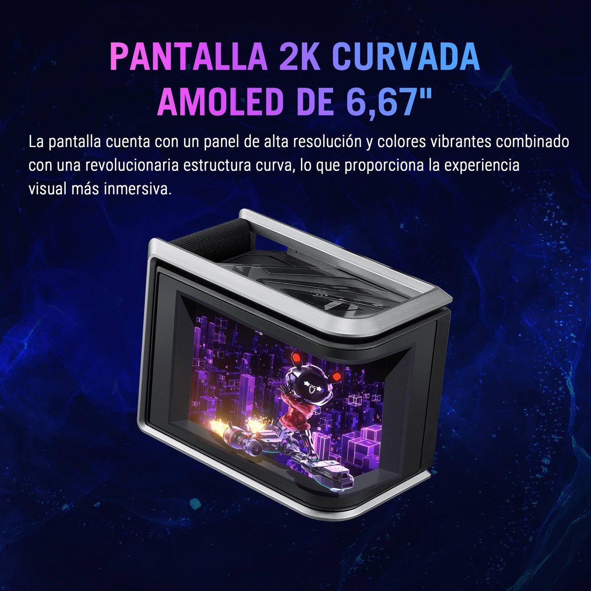 Asus ROG Ryuo IV SLC 360 ARGB - Sistema de refrigeración líquida todo en uno para CPU; tubos más cortos; pantalla AMOLED curva de 6,67 pulgadas que admite vídeo o información personalizada del sistema