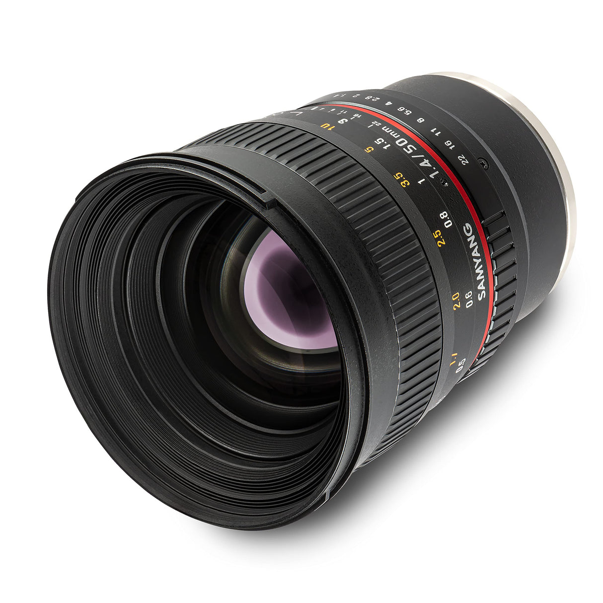 Samyang F1111110101 - Objetivo fotográfico DSLR para Fuji X (Distancia Focal Fija 50mm, Apertura f/1.4-22 AS UMC, diámetro Filtro: 77mm), Negro
