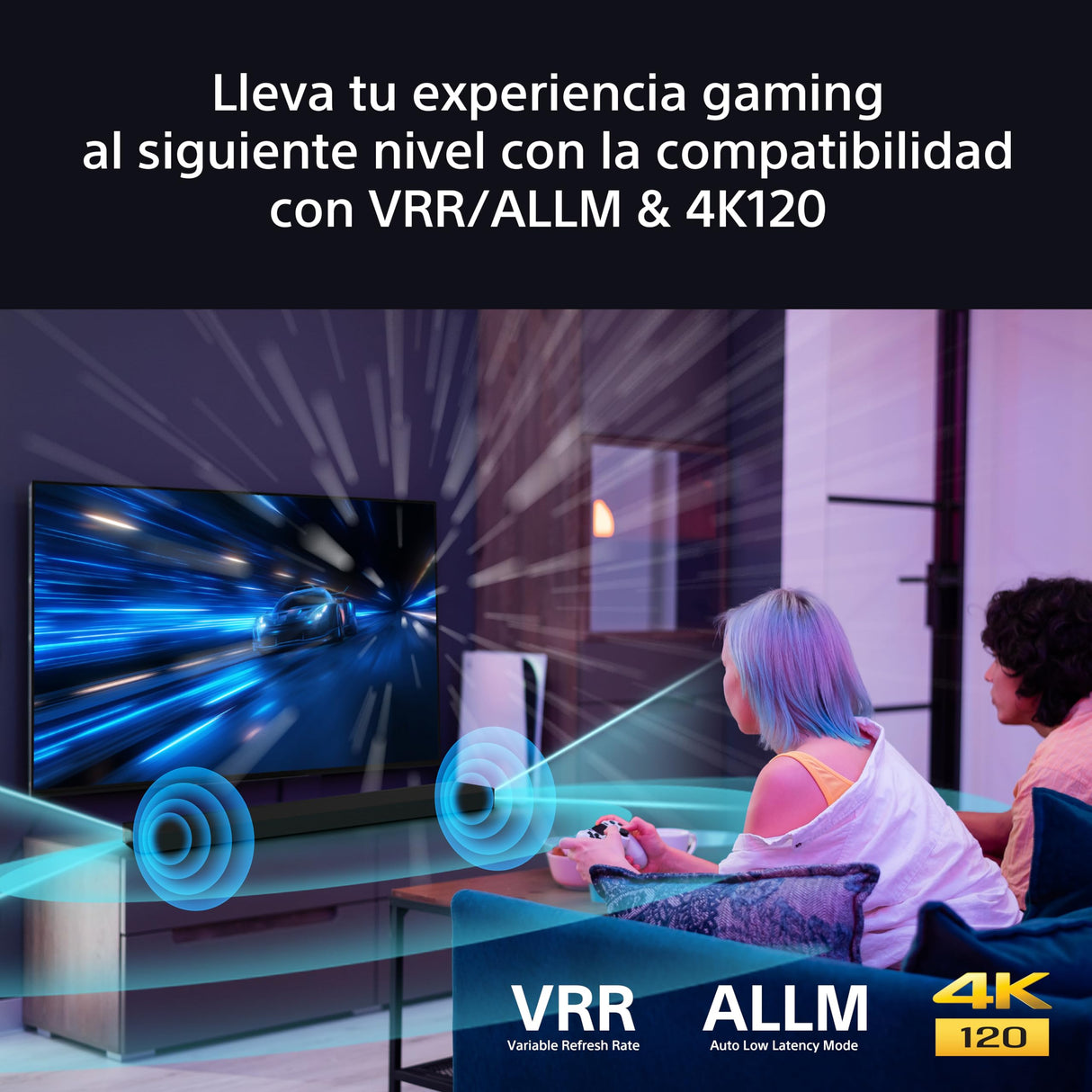 SONY BRAVIA Theatre Bar 9 – Barra de Sonido TV, Dolby Atmos®, 13 Altavoces, Wi-Fi®, Bluetooth®, 360 Spatial Sound Mapping, Modelo 2024