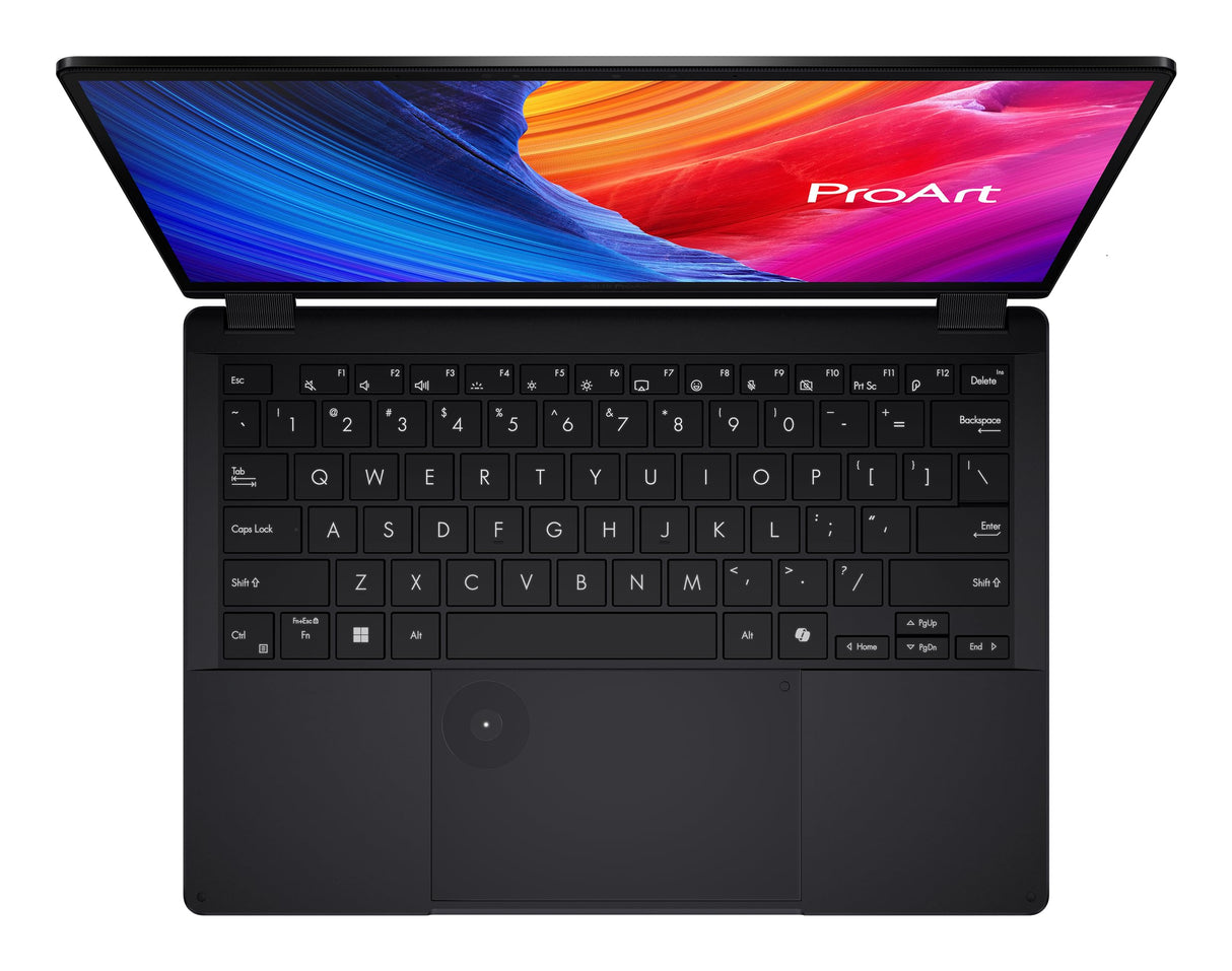 ASUS ProArt PX13 OLED HN7306WI-LX046W - Ordenador Portátil 13.3" 3K (AMD Ryzen AI 9 HX 370, 32GB RAM, 1TB SSD, NVIDIA RTX 4070 8GB, Windows 11 Home) Negro Nano - Teclado QWERTY español