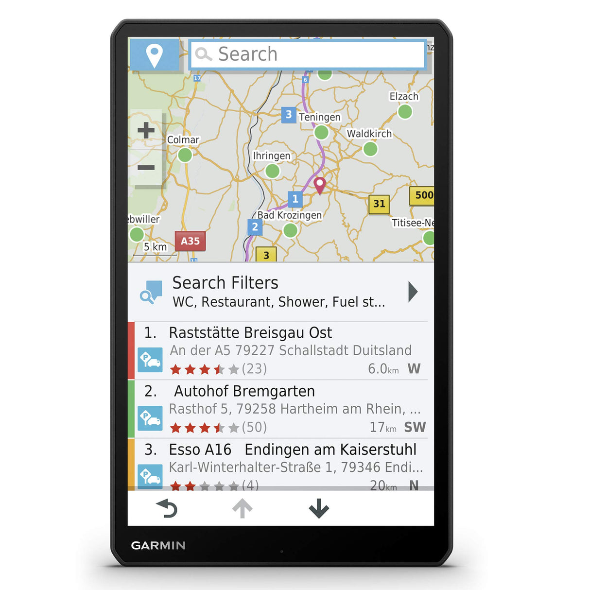 Garmin GPS para camión, Negro, 10" (25,7 cm)