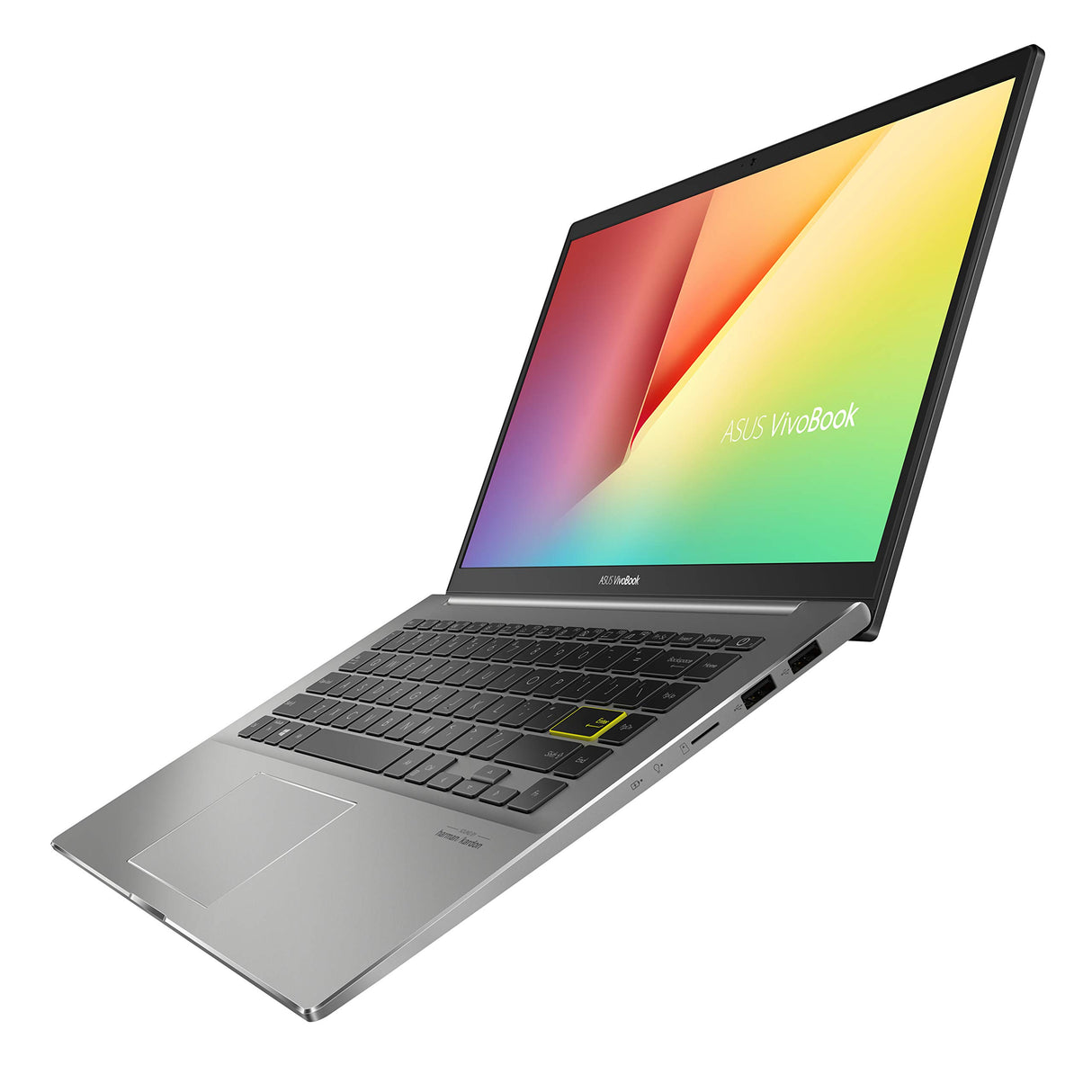 ASUS VivoBook S14 S433EA-EB023 - Ordenador portátil 14" Full HD (Intel Core i5-1135G7, 8GB RAM, 512GB SSD, Intel Iris Xe Graphics, Sin Sistema Operativo) Negro Indie - Teclado QWERTY español