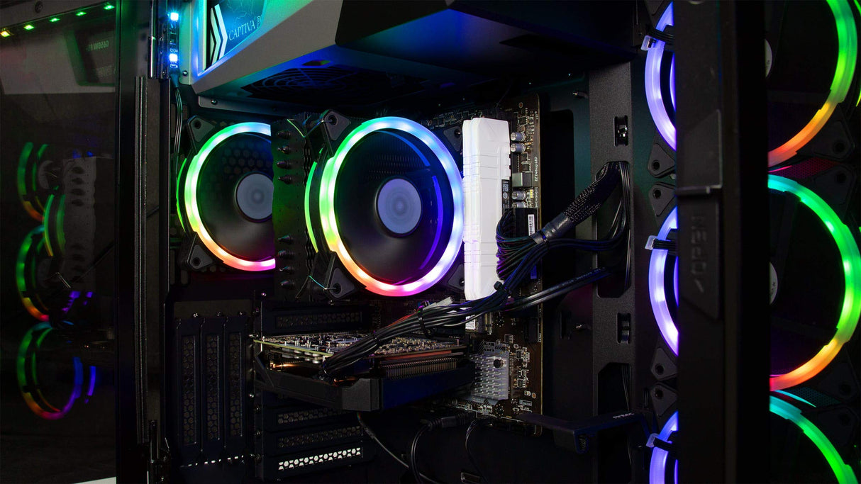 Captiva Highend Gaming I58-125 | Intel Core i7 10700KF | Placa Base B460M | NVIDIA RTX 3090 24GB | 16GB DDR4 RAM | SSD 500GB M.2 | HDD 2TB | refrigeración por Aire | RGB | sin Windows | Juegos de PC