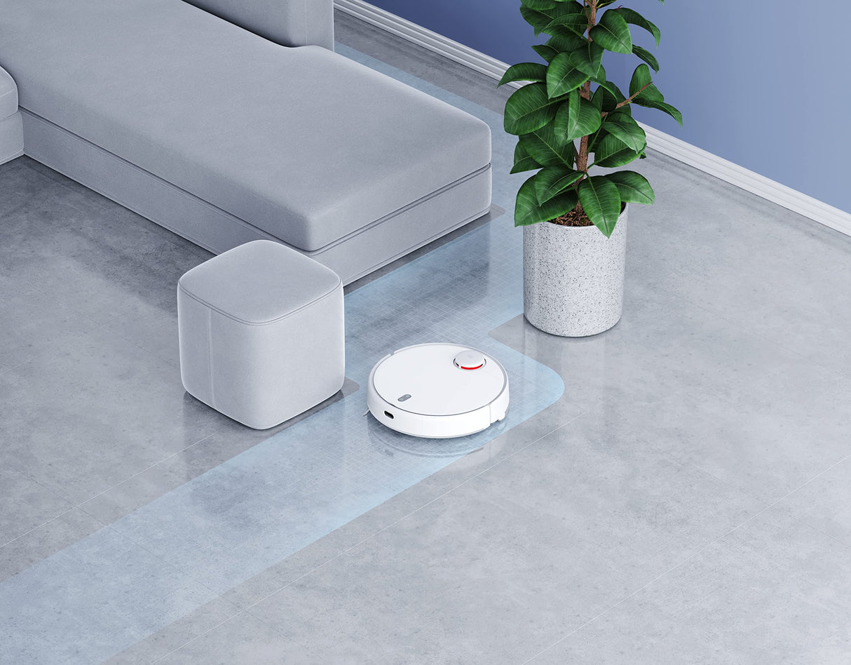 Xiaomi Mi Robot Vacuum-Mop 2 Pro Aspirador Conectado Blanco, 3 Modos de Limpieza, batería de 5200 mAh, Compatible con asistentes de Voz + cepillos Laterales incluidos, versión Francesa