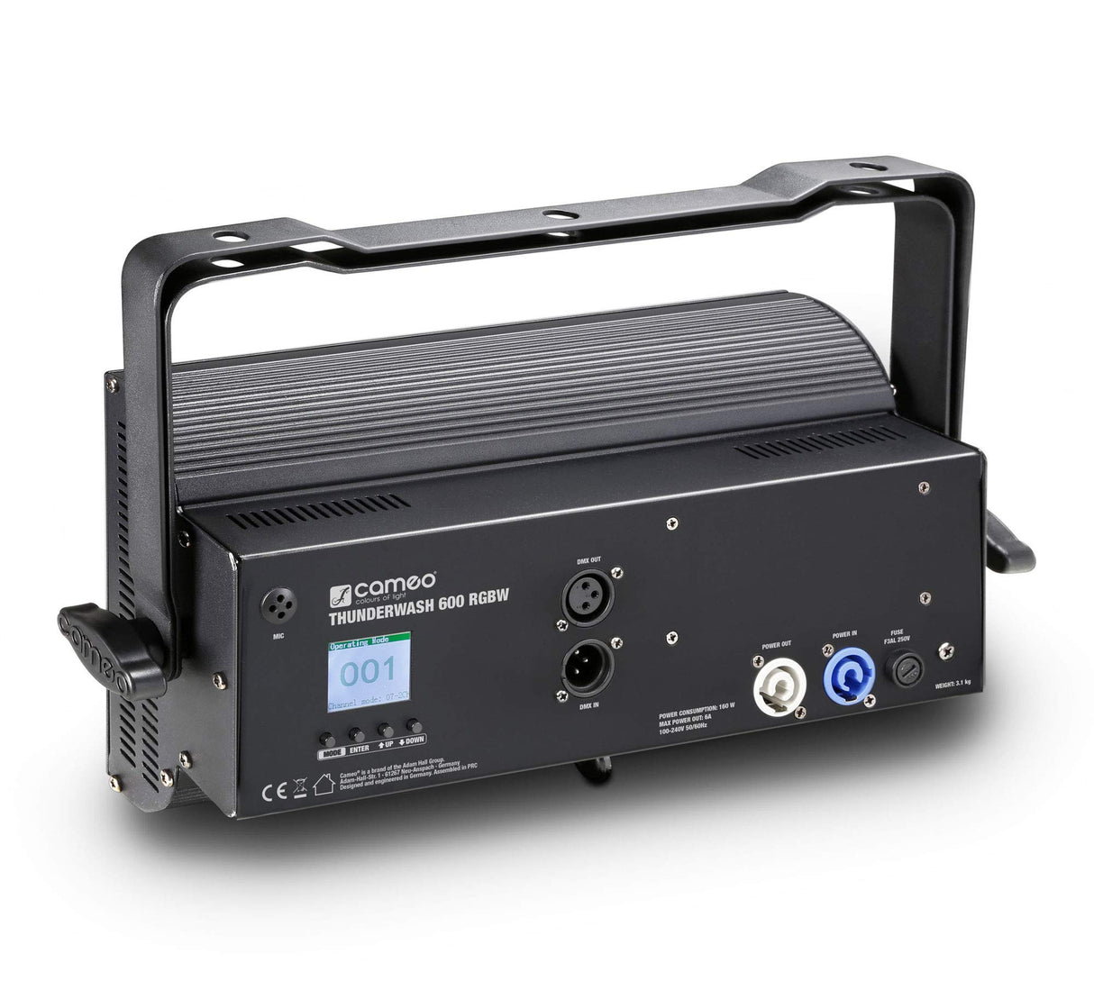 Cameo THUNDER WASH 600 RGBW - 3 en 1 Estroboscopio, Cegador y Luz de Lavado