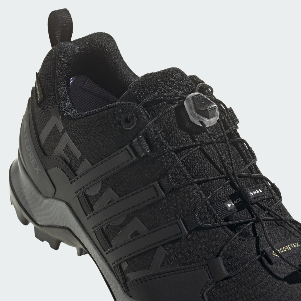 adidas Terrex Swift R2 Gore-Tex Hiking Shoes, Zapatos de Senderismo Hombre, Core Black/Core Black/Grey Five, 43 1/3 EU