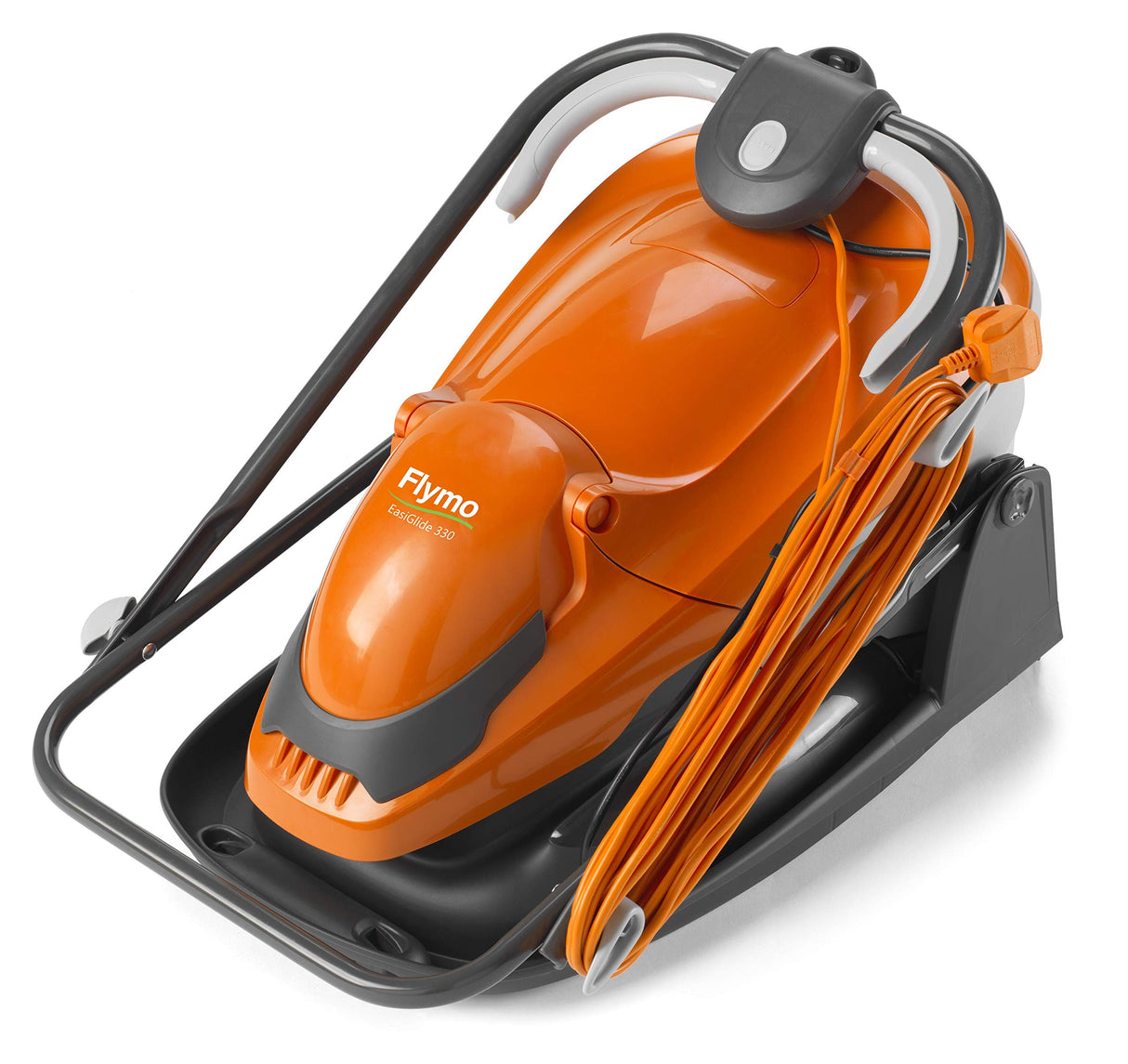 Flymo EasiGlide 330 - Cortacésped con Motor de 1700 W, 33 cm de Ancho de Corte, Caja de césped de 20 litros, se pliega en Plano, Longitud de Cable de 10 m