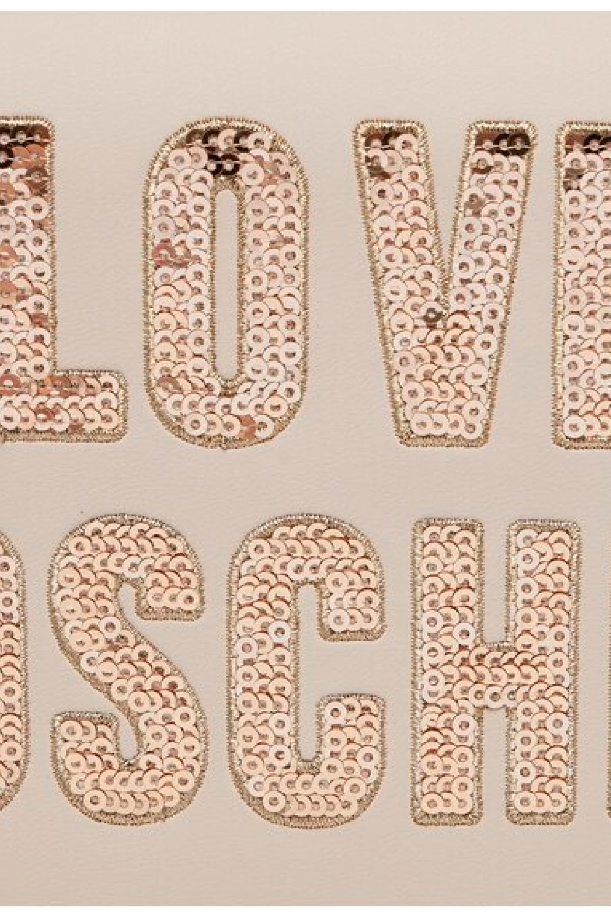 Love Moschino jc4293pp0i, Bolso de Hombro Mujer, Blanco Perla (Ral 1013), Talla única