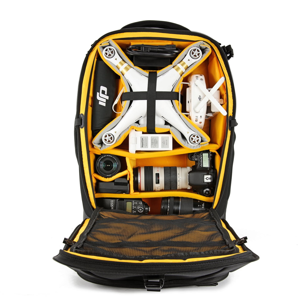VANGUARD Alta Fly 62T - Bolsa para cámara réflex Digital, Carrito de 2 Ruedas, opción de Almacenamiento para Drones