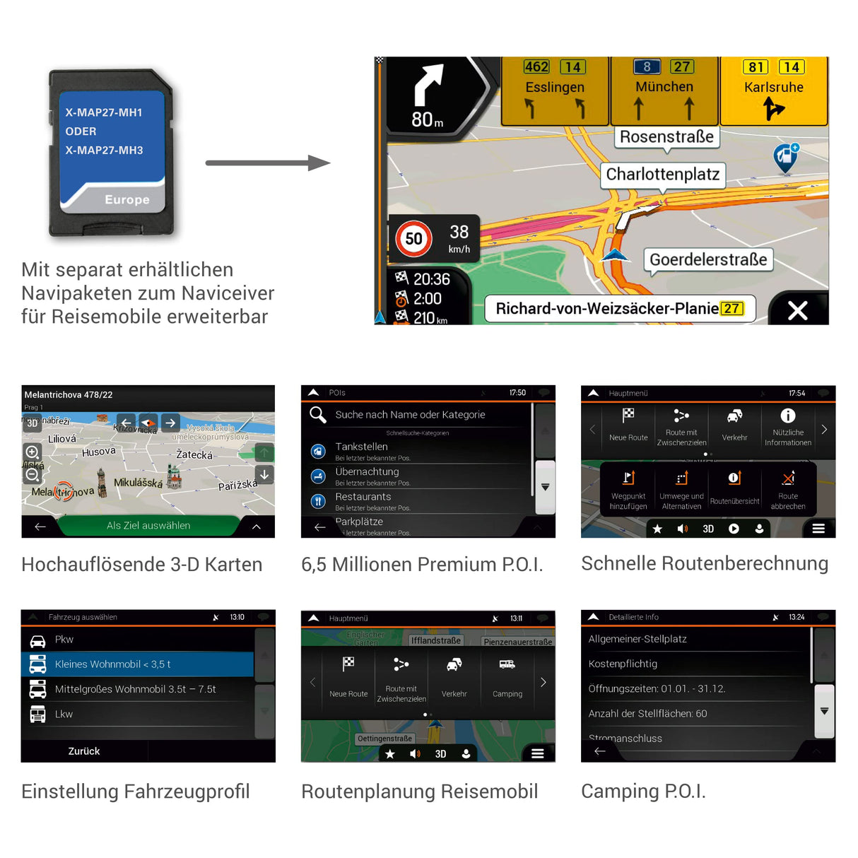 XZENT X-F275 Monitor Infoentretenimiento para Fiat Ducato III; Citroën Jumper II; Peugeot Boxer II