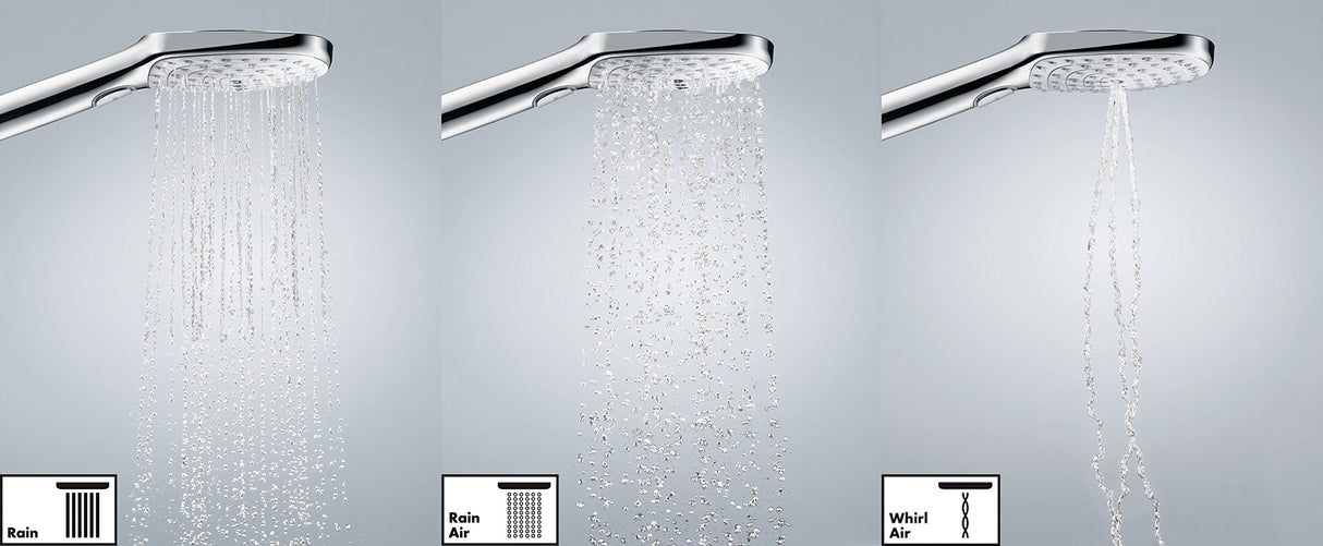 Hansgrohe 27129400 Raindance Select S 240 columna de ducha, 3 tipos de chorro, blanco/cromo