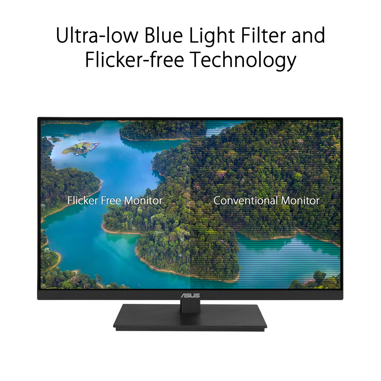 Asus VA27ECPSN - Monitor Docking USB de 27 Pulgadas, Full HD, IPS, Sin Marco, USB-C, RJ45, 75 Hz, Adaptive-Sync, Altavoces Estéreo, Baja Luz Azul, Sin Parpadeos, Diseño Ergonómico, Montaje en Pared