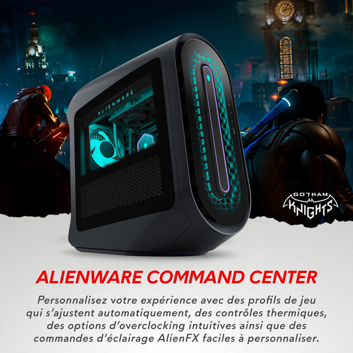 Alienware Aurora R15 Intel Core i7 Ordenador Gaming | Dark Side of The Moon - 16 GB de RAM, SSD 512 GB+1 TB, NVIDIA GeForce RTX 4080, Win 11 Home