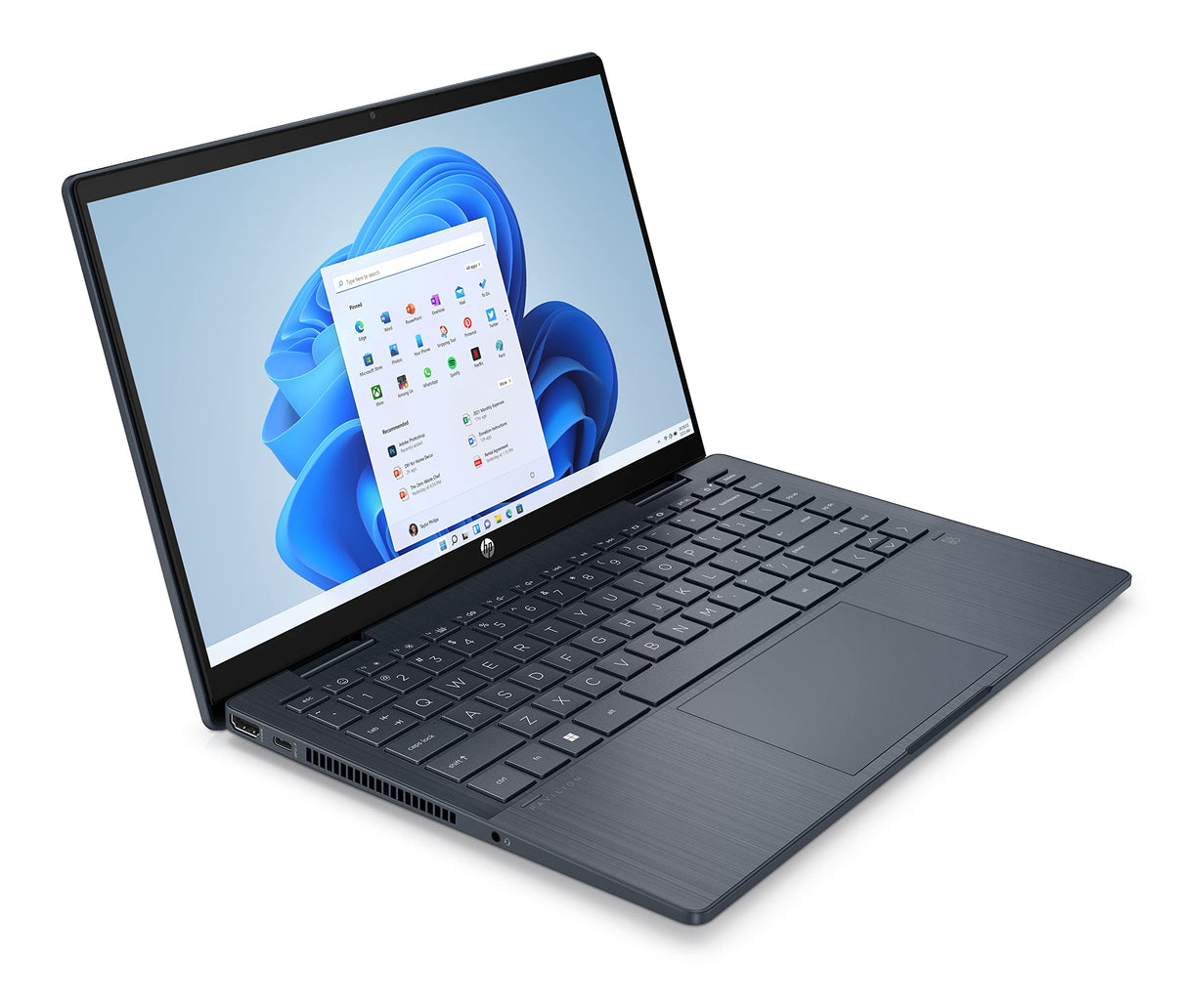 HP Pavilion x360 14-ek2004ns - Ordenador portátil de 14" Full HD (Intel Core 7, 16GB RAM, 512GB SSD, Intel Iris Xe Graphics, Windows 11 Home) Silver - Teclado QWERTY Español