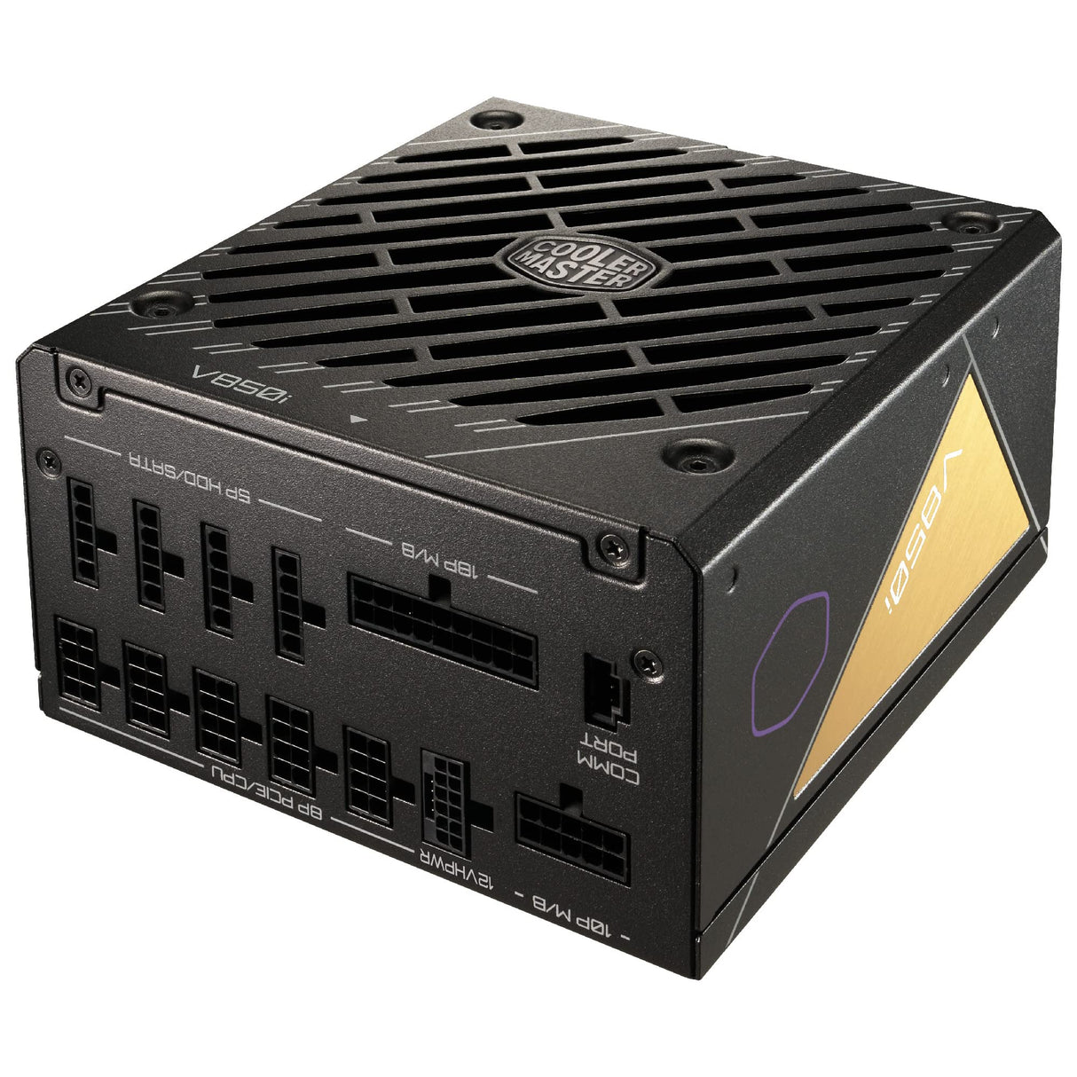 Cooler Master V850 Gold i Multi PSU, Enchufe EU – 850W, 80 PLUS Gold, Totalmente Modular, Semi Digital, Soporte ATX 3.0, Ventilador FDB 135mm, Modo Smart Thermal Control, MasterPlus+, 10 Años Garantía