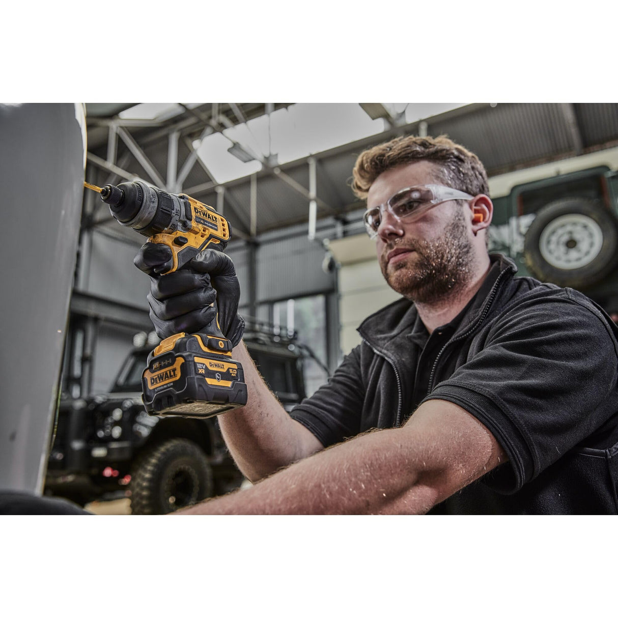 DEWALT DCD703NT-XJ - Destornillador 12V, 2 velocidades, Motor sin escobillas, 4 herramientas intercambiables, Incluye clip de cinturón de metal y caja TSTAK, No incluye batería ni cargador