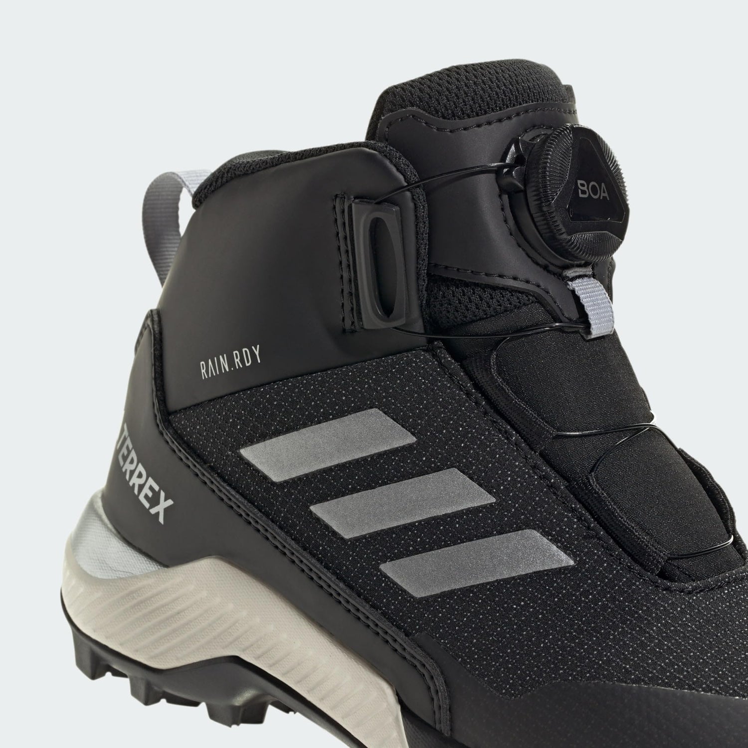 adidas Terrex Winter Mid Boa Rain.RDY Hiking Shoes, Zapatillas, Core Black/Silver/Core Black, 39 1/3 EU