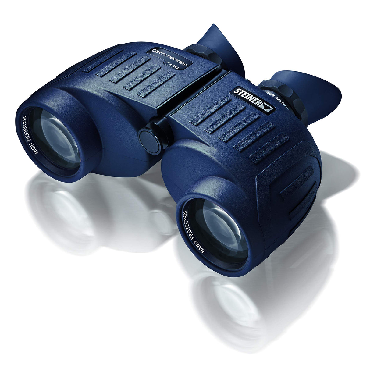 STEINER Prismáticos Marinos Commander 7x50 - Óptica de Calidad Alemana, imágenes HD de Alto Contraste, Campo de visión de 145 m, 10m impereable, Clase Superior en Cualquier Cuerpo de Agua