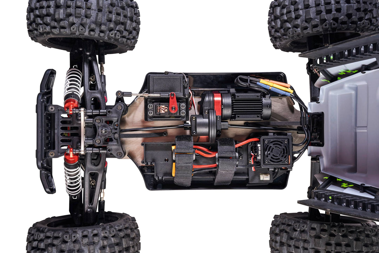 Carson 500409084 1:8 Virus Extreme 2.4G 100% RTR Verde - Buggy RC, Coche teledirigido, Off-Road, vehículo RC, Coche RC 70 km/h, Coche RC