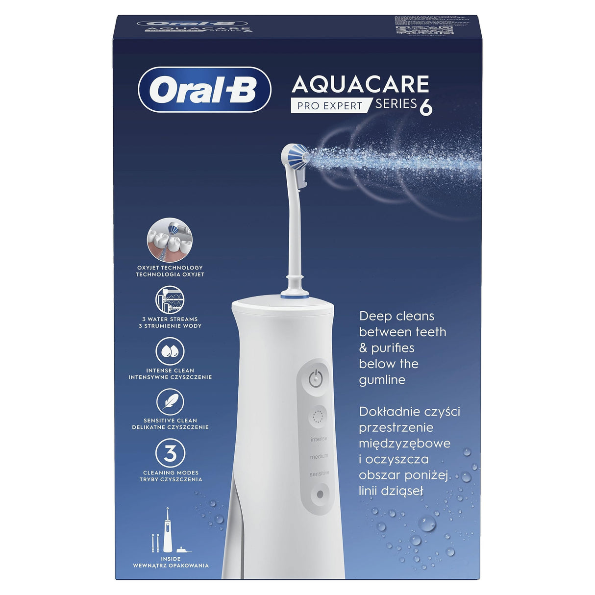 Oral-B AquaCare Pro-Expert Series 6 - Irrigador con tecnología Oxyjet