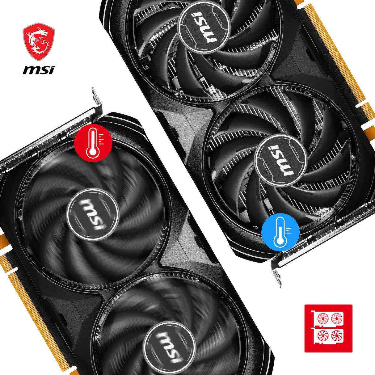 MSI GeForce RTX 4060 Ti VENTUS 2X BLACK 16G OC Tarjeta Gráfica - RTX 4060 Ti, 16GB GDDR6, 16GB, PCIe 4.0 - 2 x TORX Fan 4.0 - HDMI 2.1a, DisplayPort 1.4a, Estándar
