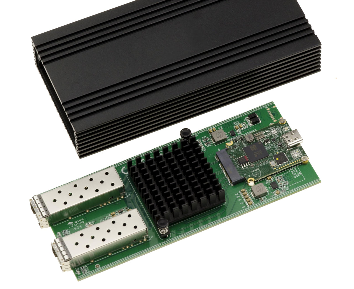 KALEA-INFORMATIQUE Cable Adaptador USB 4 Thunderbolt 3 10G a Red de Fibra 2 Puertos SFP+ con chipset Intel I82599